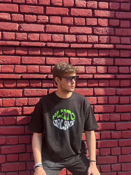 PLUTO GALAXY ORIGINALS GRAPHIC OVERSIZED T-SHIRT FOR MEN