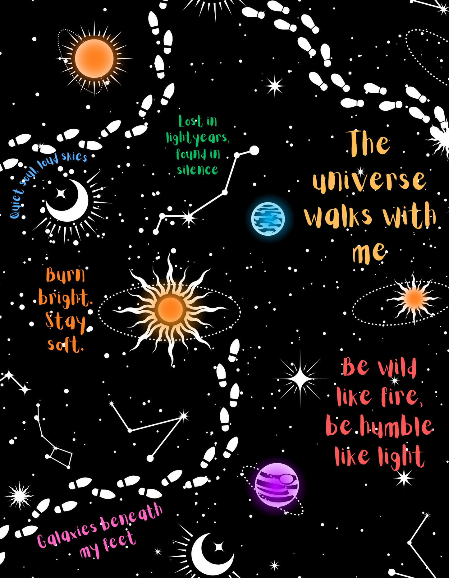 PLUTO GALAXY ORIGINALS PRESENT " UNIVERSE IS CALLING" GRAPHIC PRINTED OVERSIZED UNISEX TEES