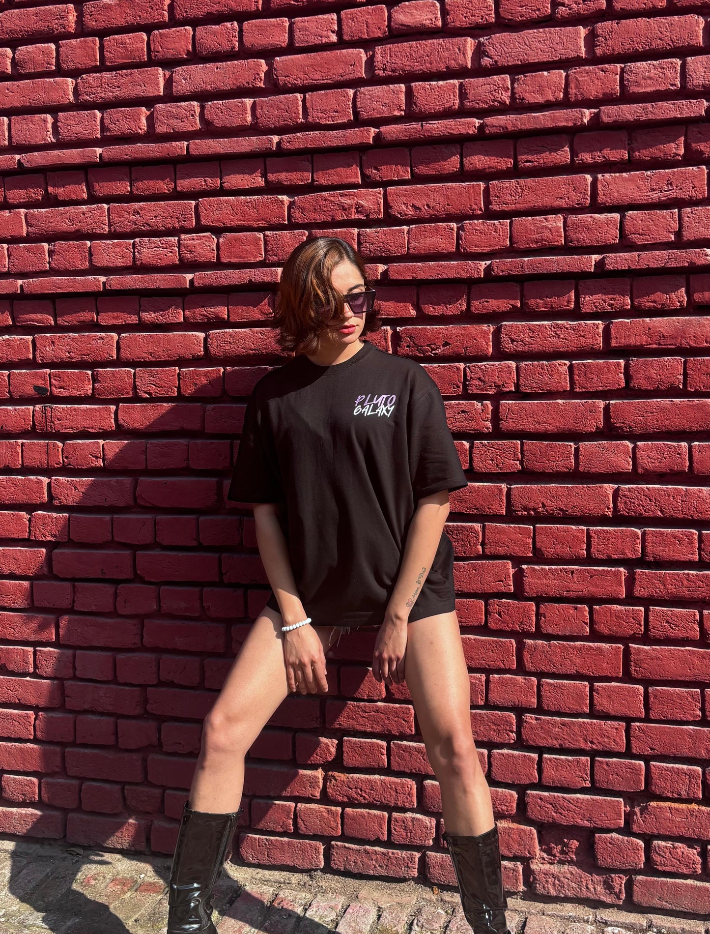 PLUTO GALAXY ORIGINALS CELESTIAL PATH- DESTINY UNISEX OVERSIZED T-SHIRT