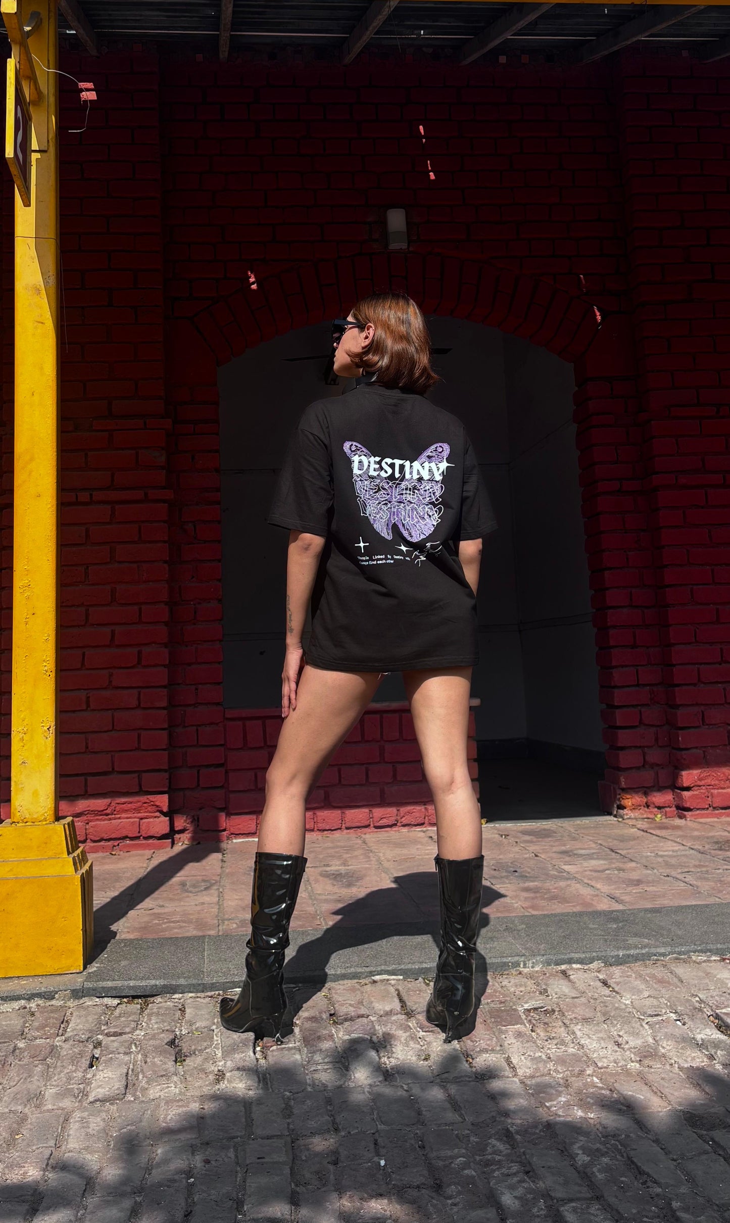 PLUTO GALAXY ORIGINALS CELESTIAL PATH- DESTINY UNISEX OVERSIZED T-SHIRT