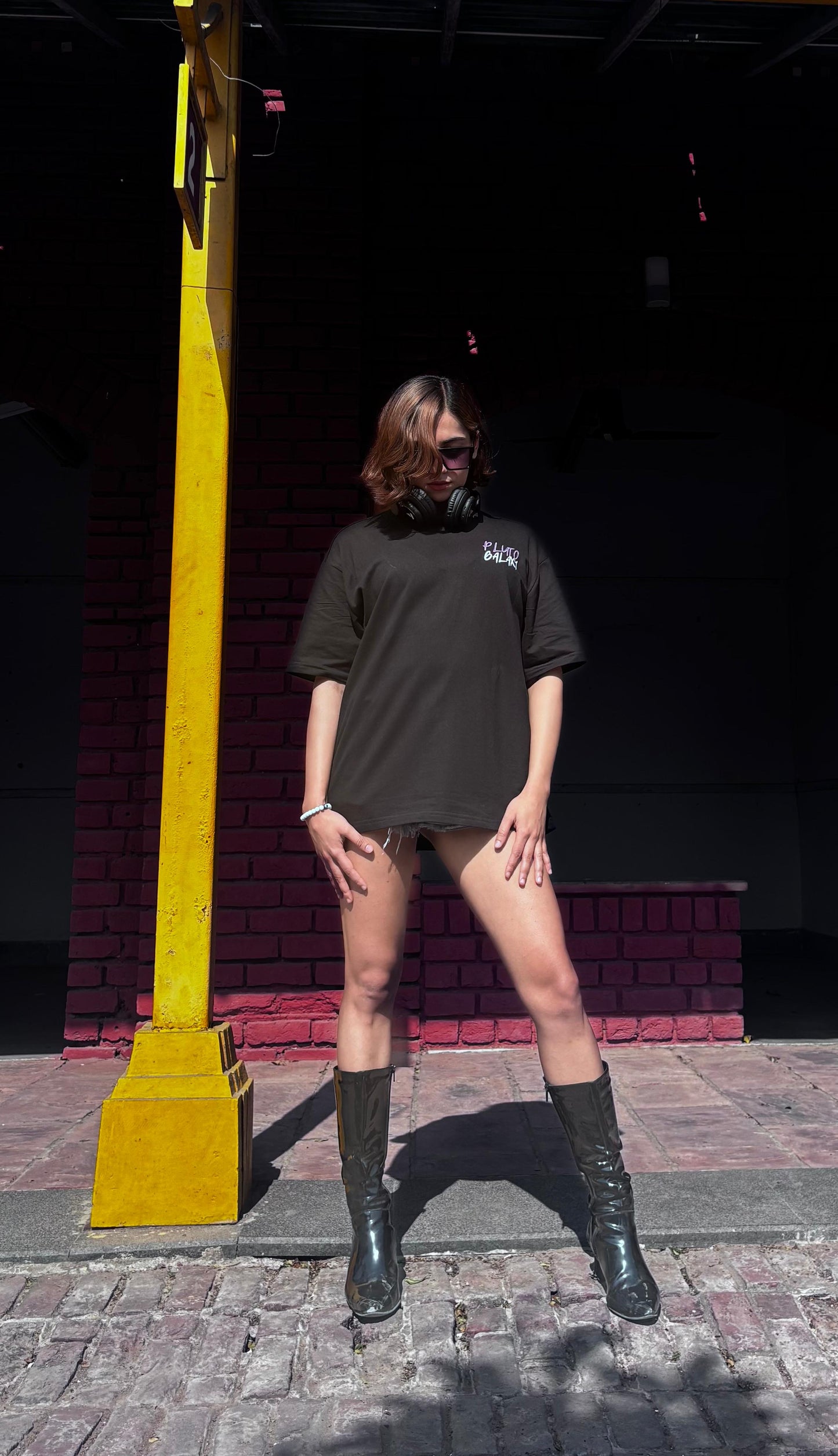 PLUTO GALAXY ORIGINALS CELESTIAL PATH- DESTINY UNISEX OVERSIZED T-SHIRT