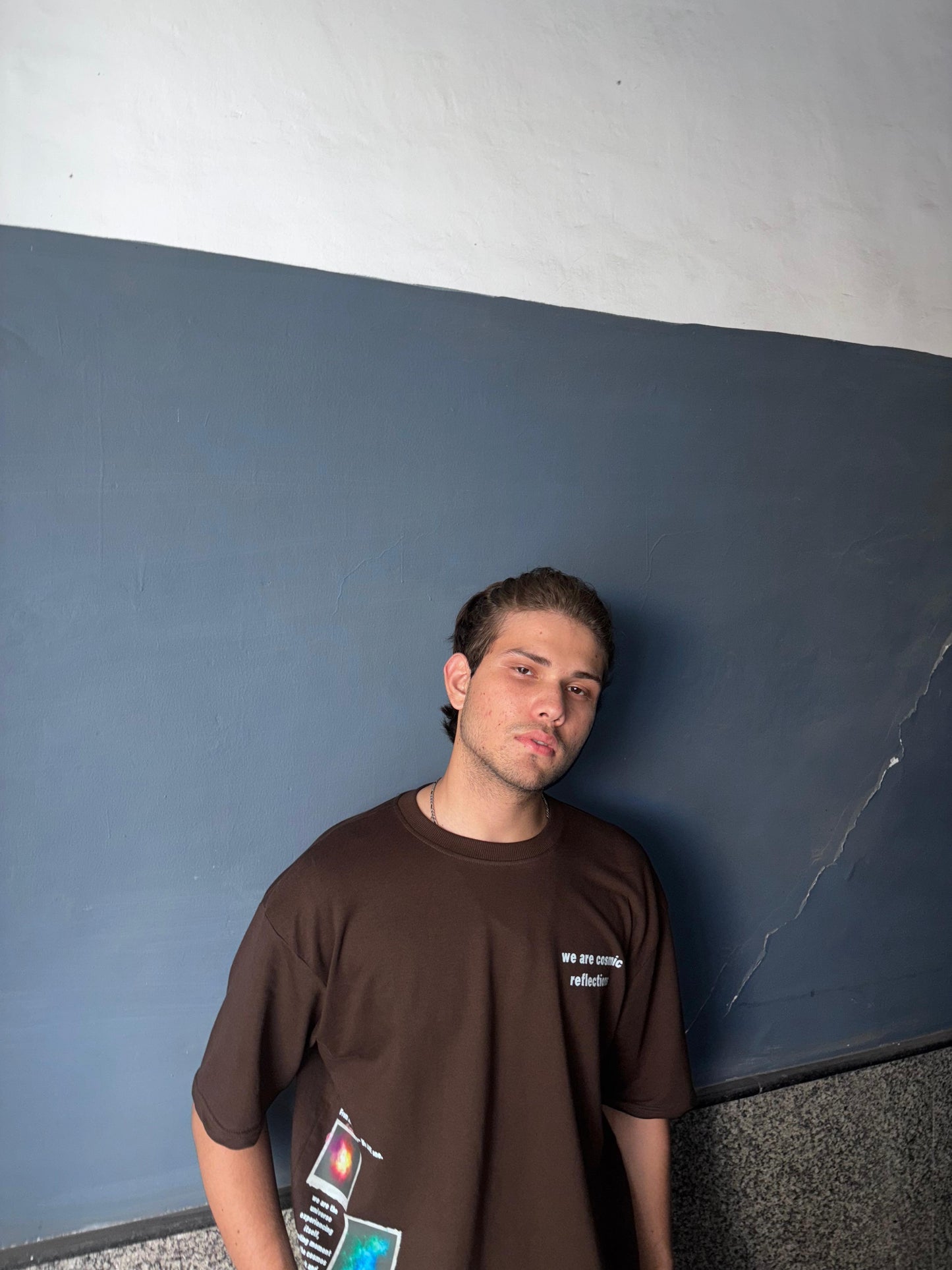 PLUTO GALAXY ORIGINALS COSMIC REFLECTIONS OVERSIZED UNISEX T-SHIRT